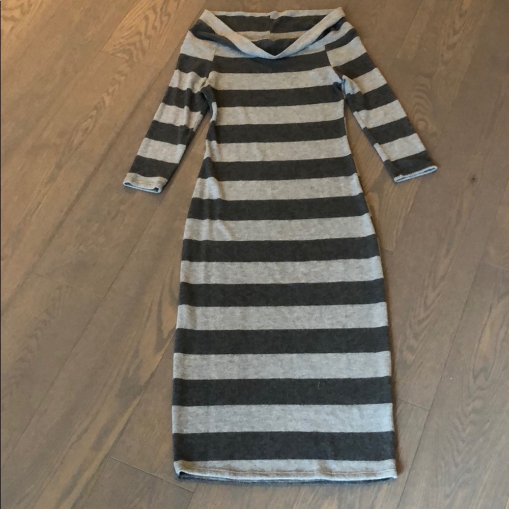 Long sweater dress